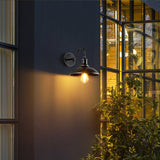 Alessio Rustic Outdoor Wall Light - Antique Brass Garden Lantern, IP65 Waterproof 3