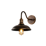Alessio Rustic Outdoor Wall Light - Antique Brass Garden Lantern, IP65 Waterproof 7