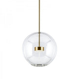 Bolle Modern Glass Pendant Lamp - Spherical LED Kitchen Pendant Lighting 0