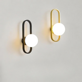 Camille - Modern Minimalist LED Wall Lamp with Elegant Glass Design 1