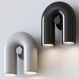 Cirkus - Playful U-Shaped Wall Lamp with Integrated LED 1