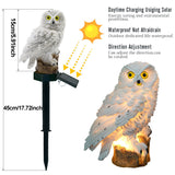 Eco-Friendly Solar Garden Lights - 2-Pack Outdoor Owl Lamps for Pathway 8