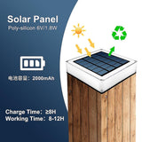 EcoBright - Solar Powered Outdoor Wall Lights with IP65 Waterproof Rating 8