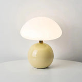 Elegant Ceramic Mushroom Lamp with Adjustable LED Lighting 11