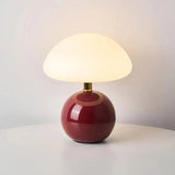 Elegant Ceramic Mushroom Lamp with Adjustable LED Lighting 12