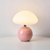 Elegant Ceramic Mushroom Lamp with Adjustable LED Lighting 9