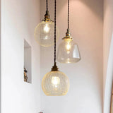 Elegant Crystal Glass Pendant Lamp - Nordic Design with Retro Charm 2