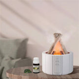 Elegant Flame Humidifier Table Lamp with Aromatherapy & Ambient Lighting 2