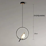 Elegant Golden Bird Pendant Lamp - Stylish Hanging Lights for Cozy Ambiance 7
