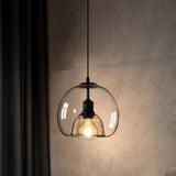 Elegant Hand-Blown Glass Ceiling Light - Adjustable Modern Pendant 0