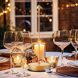 Elegant LED Cordless Table Lamp - Dimmable Touch Control for Bedside Use 0