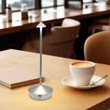 Elegant LED Cordless Table Lamp - Dimmable Touch Control for Bedside Use 2