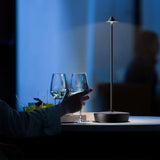 Elegant LED Cordless Table Lamp - Dimmable Touch Control for Bedside Use 4