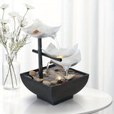 Elegant Mini Tabletop Fountain with Soothing Water Sounds & Ambient Lighting 2