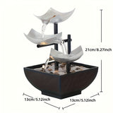 Elegant Mini Tabletop Fountain with Soothing Water Sounds & Ambient Lighting 5