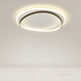 Elegant Modern Ceiling Light with Black and Gold Design 1