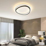 Elegant Modern Ceiling Light with Black and Gold Design 3