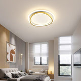 Elegant Modern Ceiling Light with Black and Gold Design 5