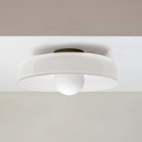 Elegant Modern Flush Mount Ceiling Light Fixture - LED Glass Design 10