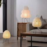 Elegant Mulberry Paper Table Lamp with Bamboo Design - Indoor Lighting 7