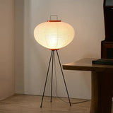 Elegant Rice Paper Modern Floor Lamp for Living Room - Minimalist Design 0