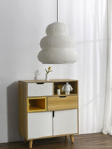 Elegant Rice Paper Pendant Light - Soft Diffused Illumination 5