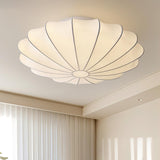 Elegant Shell-Inspired Flush Mount Ceiling Light Fixture - LED Compatible 1