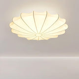 Elegant Shell-Inspired Flush Mount Ceiling Light Fixture - LED Compatible 8