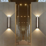 Elegant Waterproof Outdoor Wall Light - Energy-Efficient LED Lantern for Garden & Exterior 0