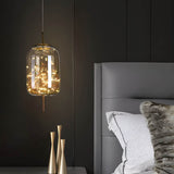 Essence - Elegant Brown Glass Pendant Lamp with LED for Kitchen Lighting 4