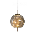Essence - Elegant Brown Glass Pendant Lamp with LED for Kitchen Lighting 9