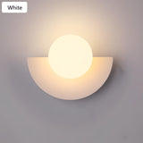 Everest Nordic Semicircle Wall Light - Modern LED Wall Lamp in 6 Colors 0