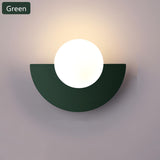 Everest Nordic Semicircle Wall Light - Modern LED Wall Lamp in 6 Colors 8