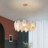 Feather™ - Modern LED Pendant Light with Glass Feathers 0