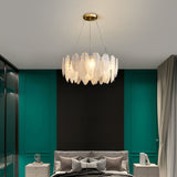 Feather™ - Modern LED Pendant Light with Glass Feathers 1
