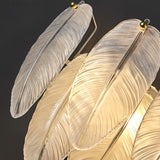 Feather™ - Modern LED Pendant Light with Glass Feathers 3