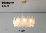Feather™ - Modern LED Pendant Light with Glass Feathers 8