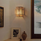 Hikari Wall Lamp - Elegant Iron & Hemp Rope Design for Cozy Lighting 5