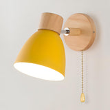 Jandiel - Nordic Modern Wooden Wall Light with Pull Switch 4