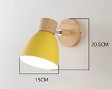 Jandiel - Nordic Modern Wooden Wall Light with Pull Switch 5