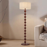 Japandi Wooden Floor Lamp - Modern Standing Lamp with LED Lighting 1