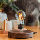 Levitating Bulb - Magnetic Floating LED Table Lamp with Wooden Base 1