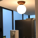 Log Japanese Pendant Lamp - Customizable LED Ceiling Light 10