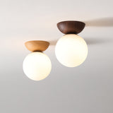 Log Japanese Pendant Lamp - Customizable LED Ceiling Light 5