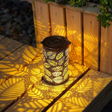 Luminous Leaf Lanterns - Set of 2 Weather-Resistant Decorative Lights 6