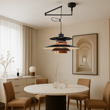 Mercero - Scandinavian Pendant Lamp with Swivel Arm & Four Shades 2