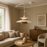 Mercero - Scandinavian Pendant Lamp with Swivel Arm & Four Shades 3