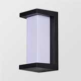 Modern Black & White Outdoor Wall Light - Durable Exterior Wall Lantern for Gardens 5