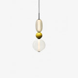 Modern Glass Pendant Lamp - Colorful Kitchen Pendant Lighting with LED 17