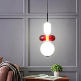 Modern Glass Pendant Lamp - Colorful Kitchen Pendant Lighting with LED 2